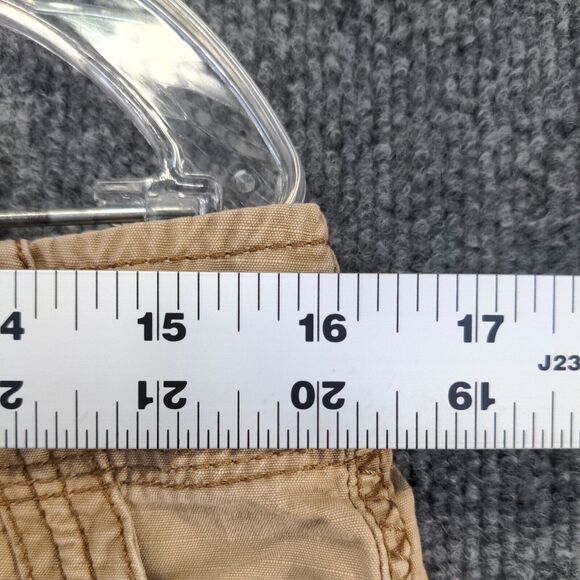 Eddie Bauer Women's Chino Shorts Tan Size 8 100% Cotton Slash Pockets - Picture 8 of 11